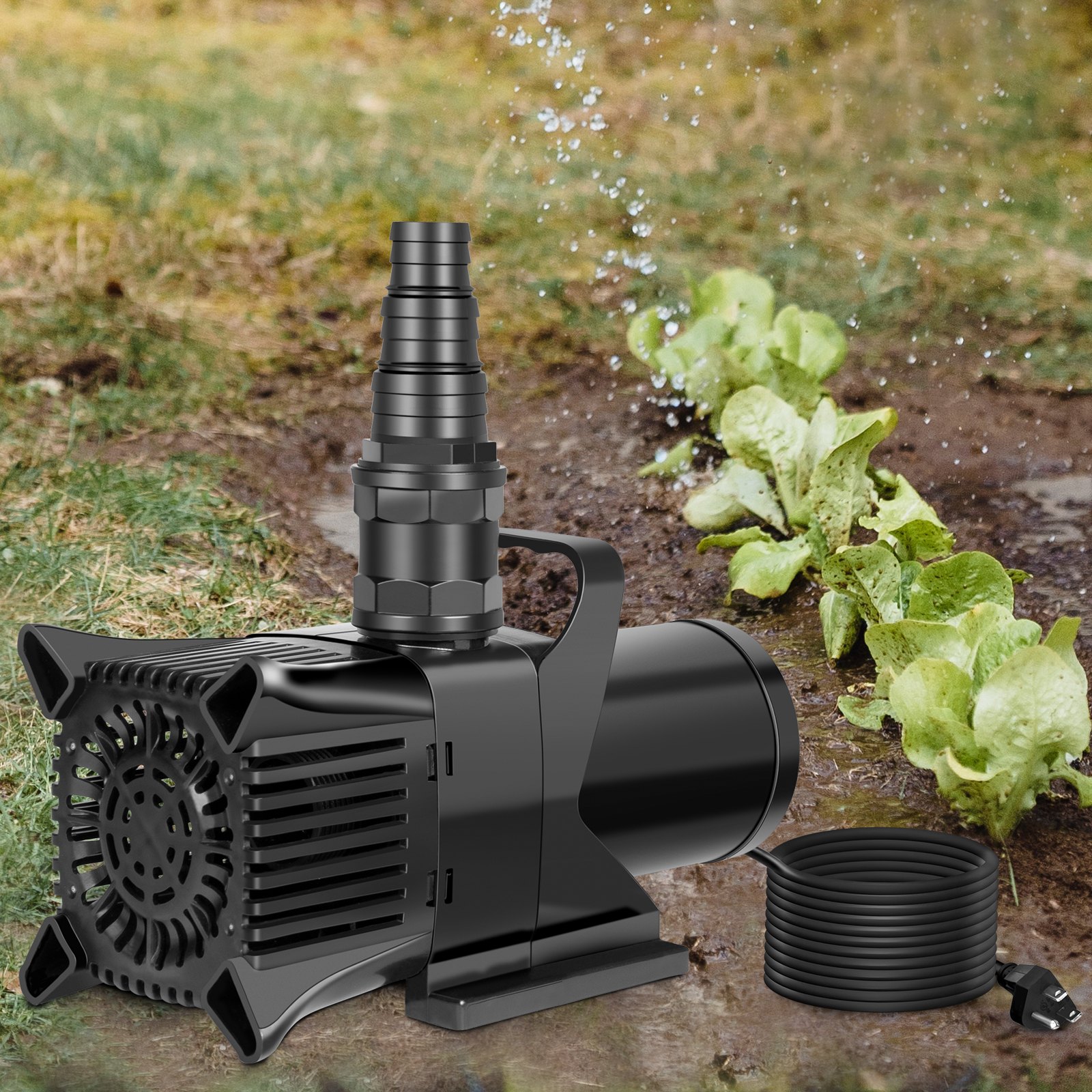 VEVOR Submersible Water Pump 3100GPH Pond Pump 22FT 240W for Waterfall