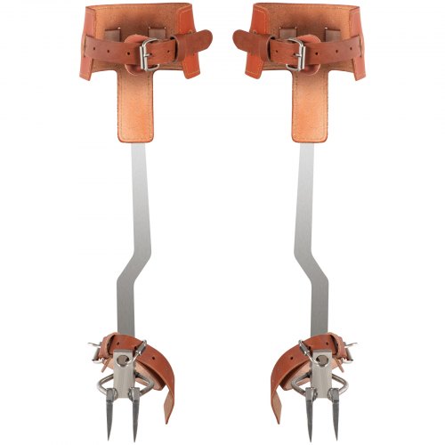 VEVOR Tree Climbing Spike Set Pole Climbing Spurs Stainless Steel