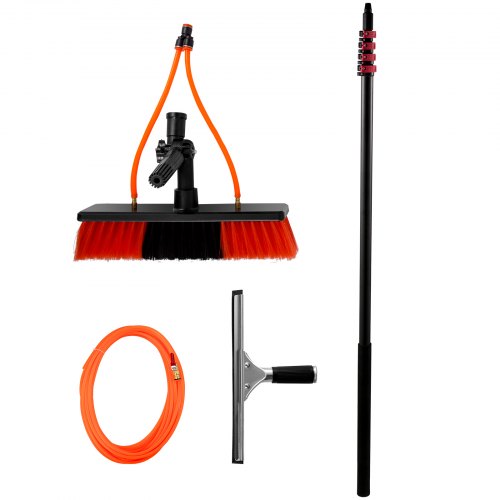 Vevor Water Fed Pole Kit Water Fed Brush Ft In For Window Solar