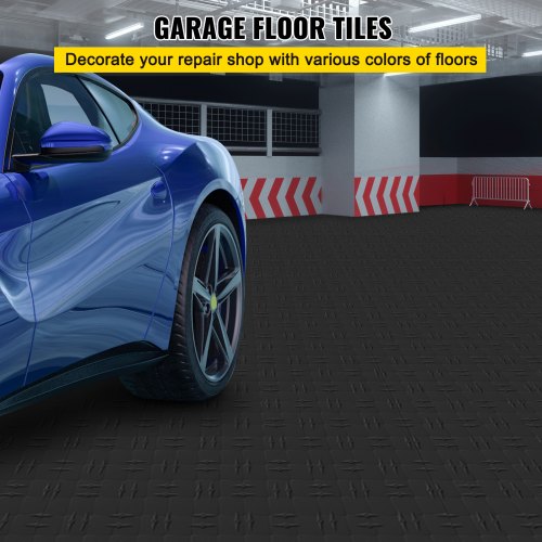 VEVOR Garage Tiles Interlocking Garage Floor Covering Tiles 12x12" 50