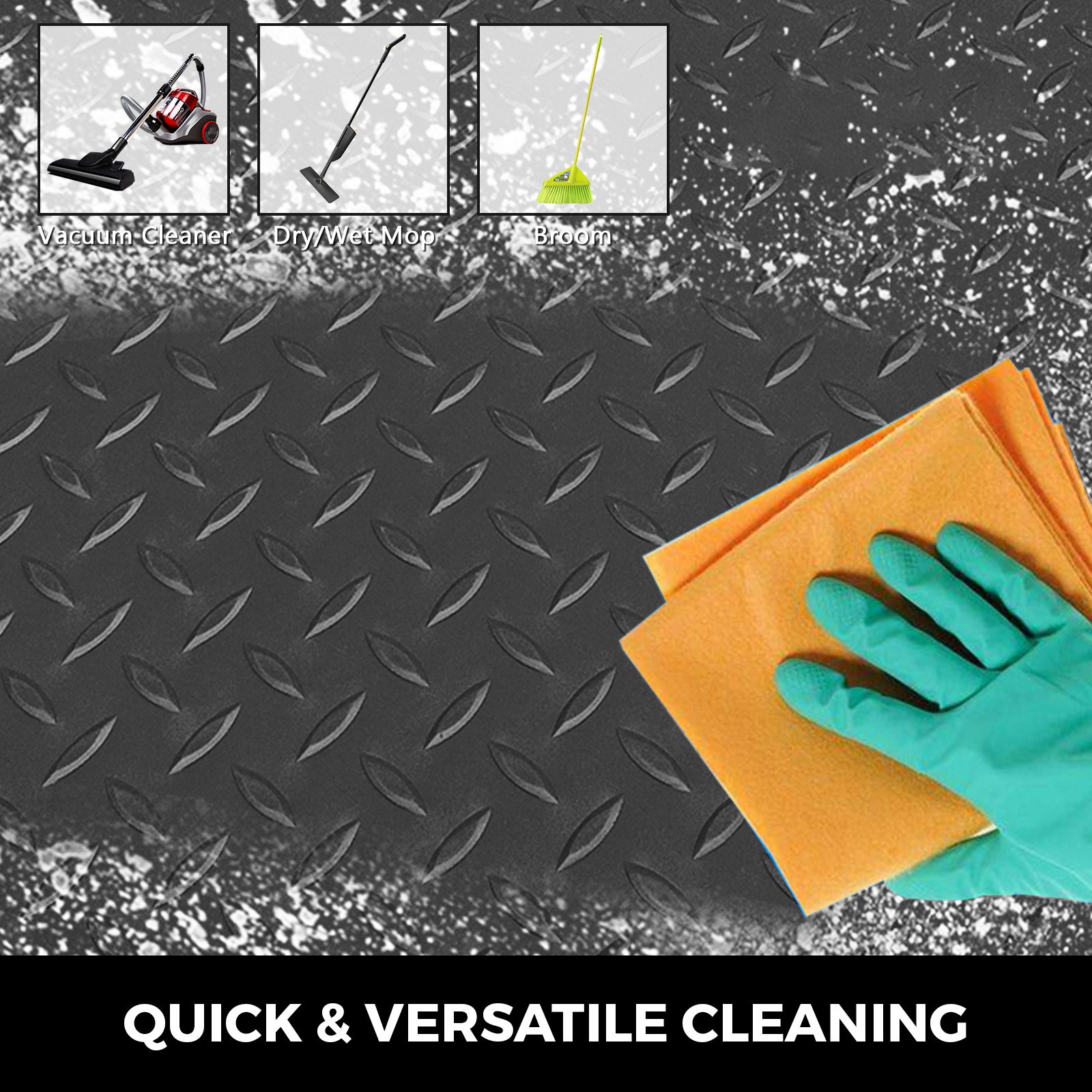 Buy VEVOR Garage Floor Mat 2.28x6.1M Non-slip Heavy Duty Containment Mat Waterproof Online | Matt Blatt - Foto 11