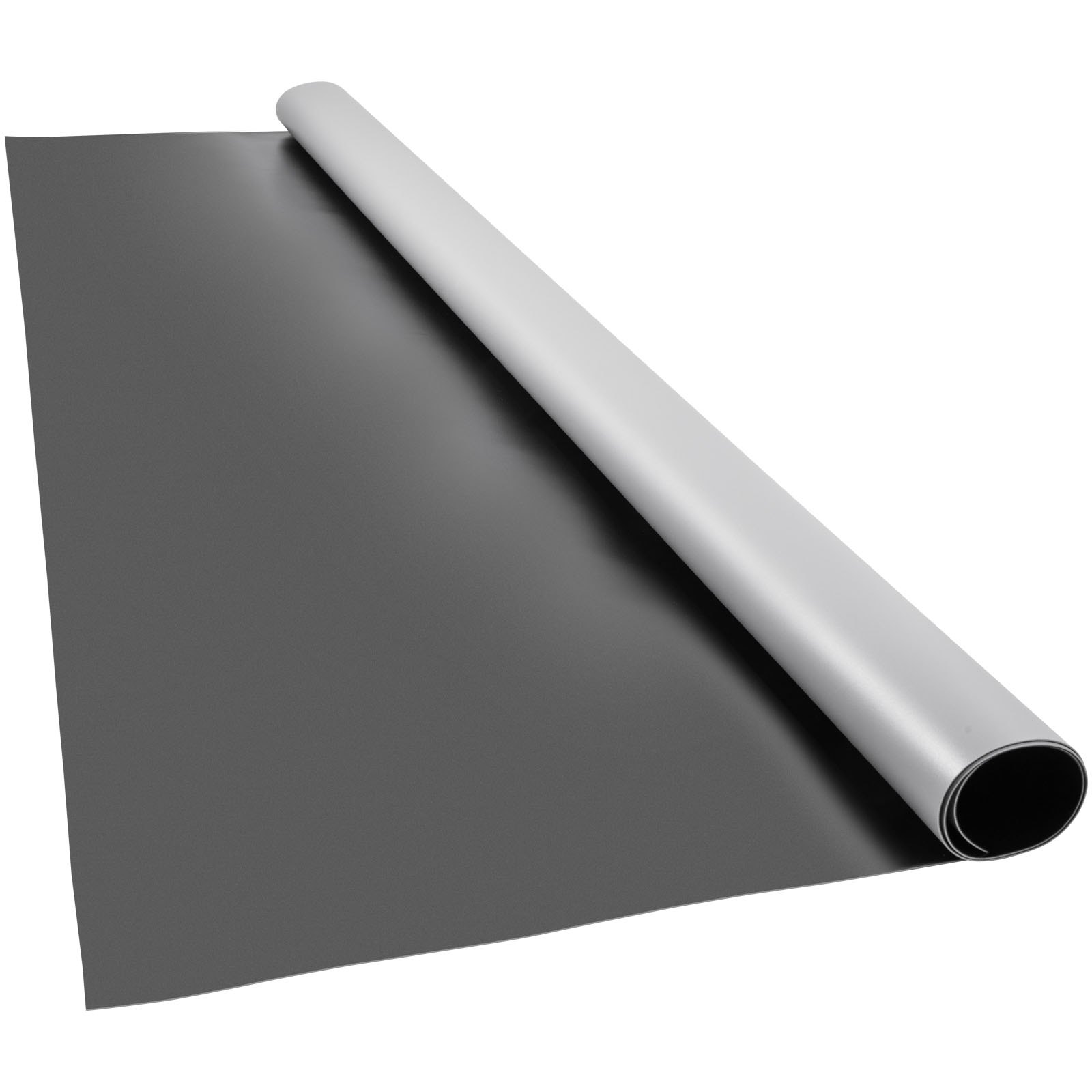 VEVOR Dance Floor, 6.6x11.8ft Dance Floor Roll, 0.06in Thick PVC Vinyl Dance Floor, Black/Grey