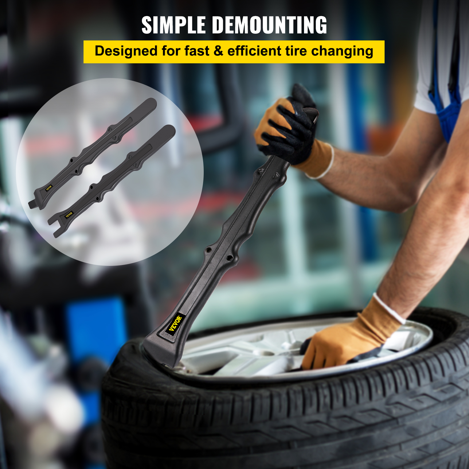 Vevor Motorcycle Tire Iron Tire Changing Spoons 16 Inch Motorcycle Tire