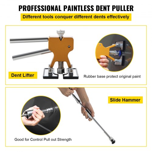 VEVOR VEVOR Paintless Dent Repair Tools Hail Damage Remover 53 Pcs Body