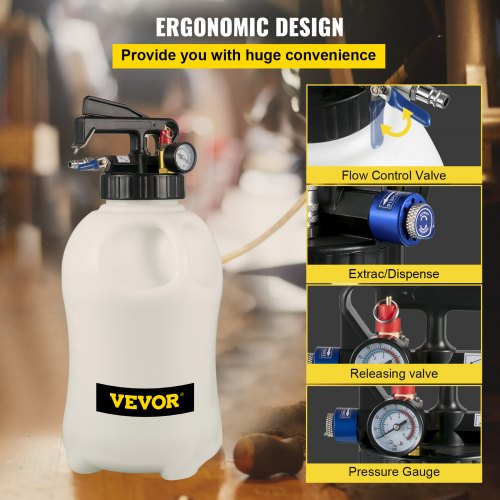 VEVOR Transmission Fluid Pump 2 Way Manual ATF Refill System Dispenser