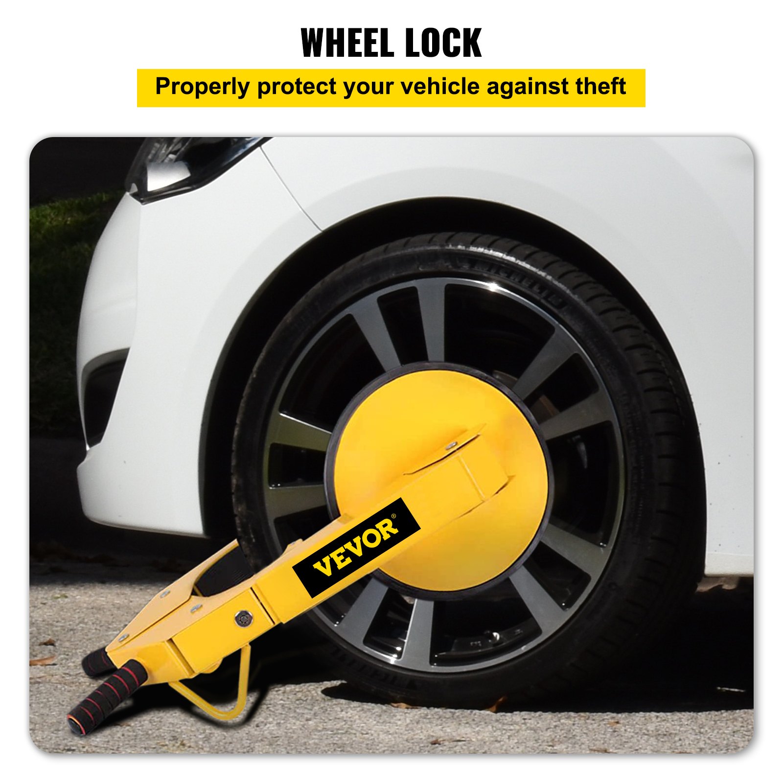 VEVOR 2pcs Wheel Lock Clamp Boot Tire Claw HeavyDuty Anti Theft