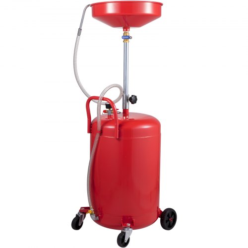 Vevor Waste Oil Drain Tank 20 Gallon Portable Oil Drain Air Operated 