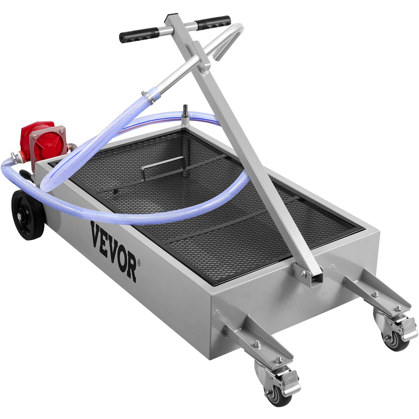 VEVOR Oil Drain Pan 15 Gallon Oil Drain Tank, 57L Low Profile Oil Drain