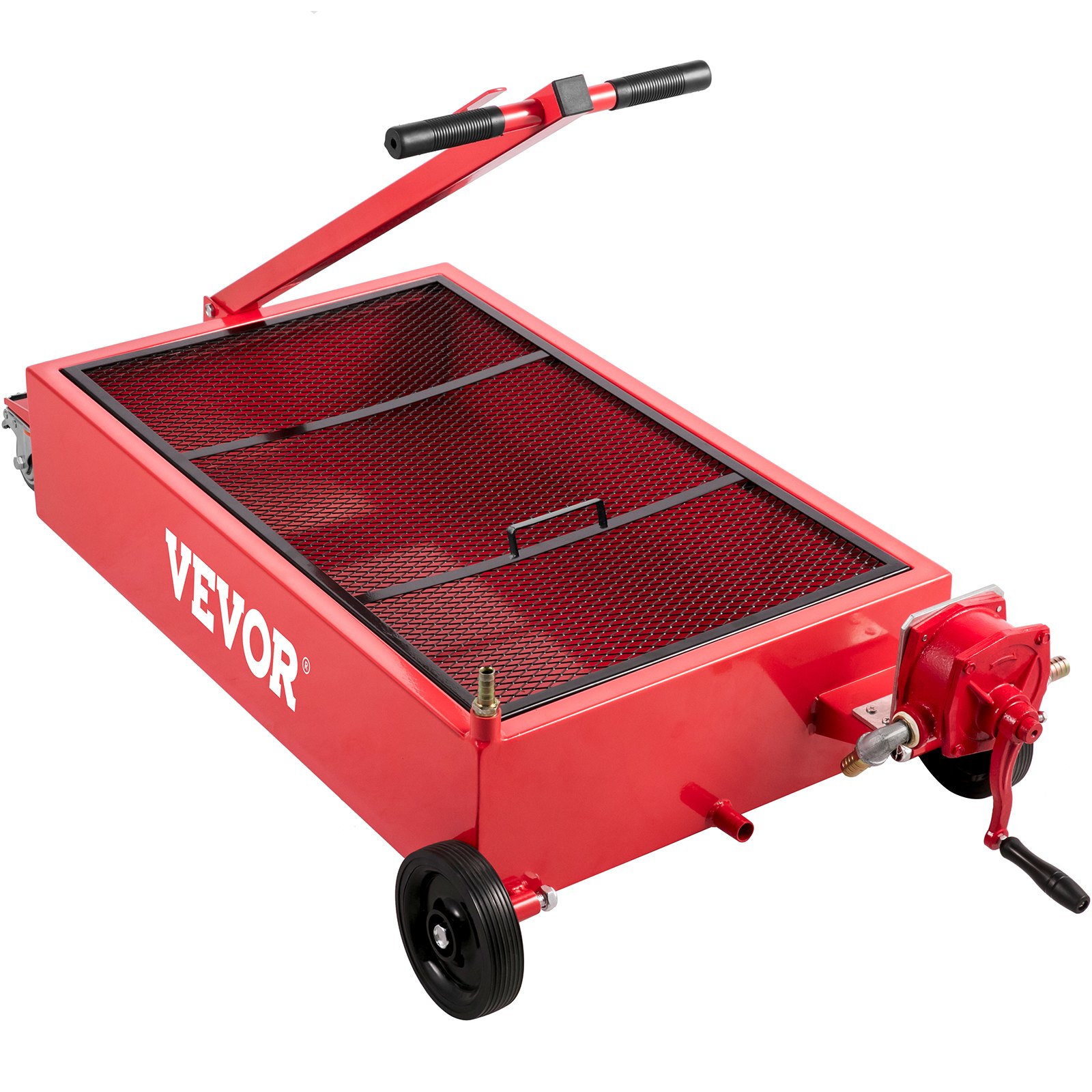 VEVOR Oil Drain Pan 20 Gallon Oil Drain Tank, 76L Low Profile Oil Drain
