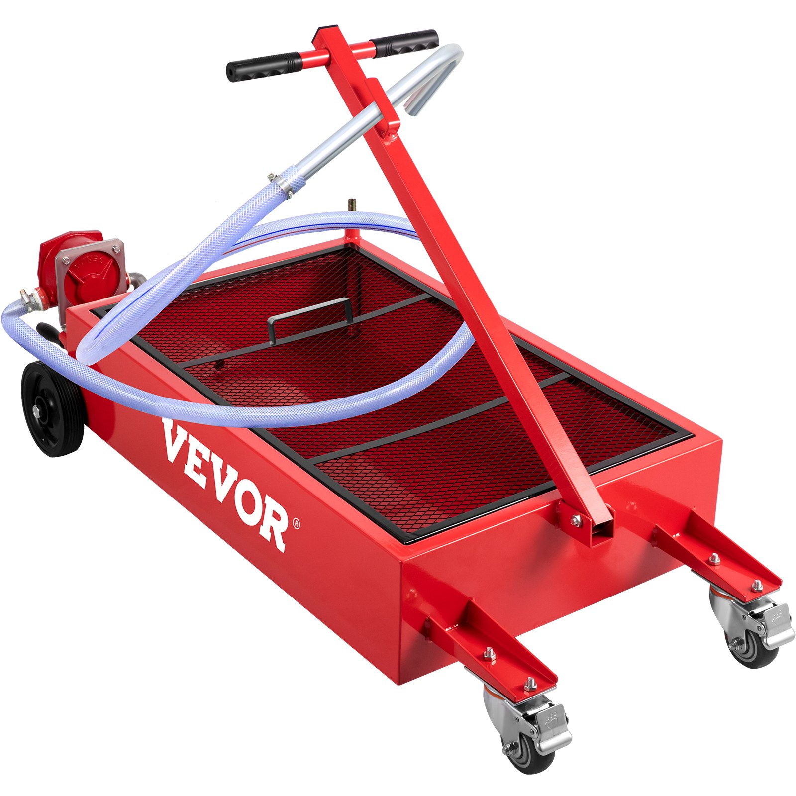 VEVOR Oil Drain Pan 20 Gallon Oil Drain Tank, 76L Low Profile Oil Drain