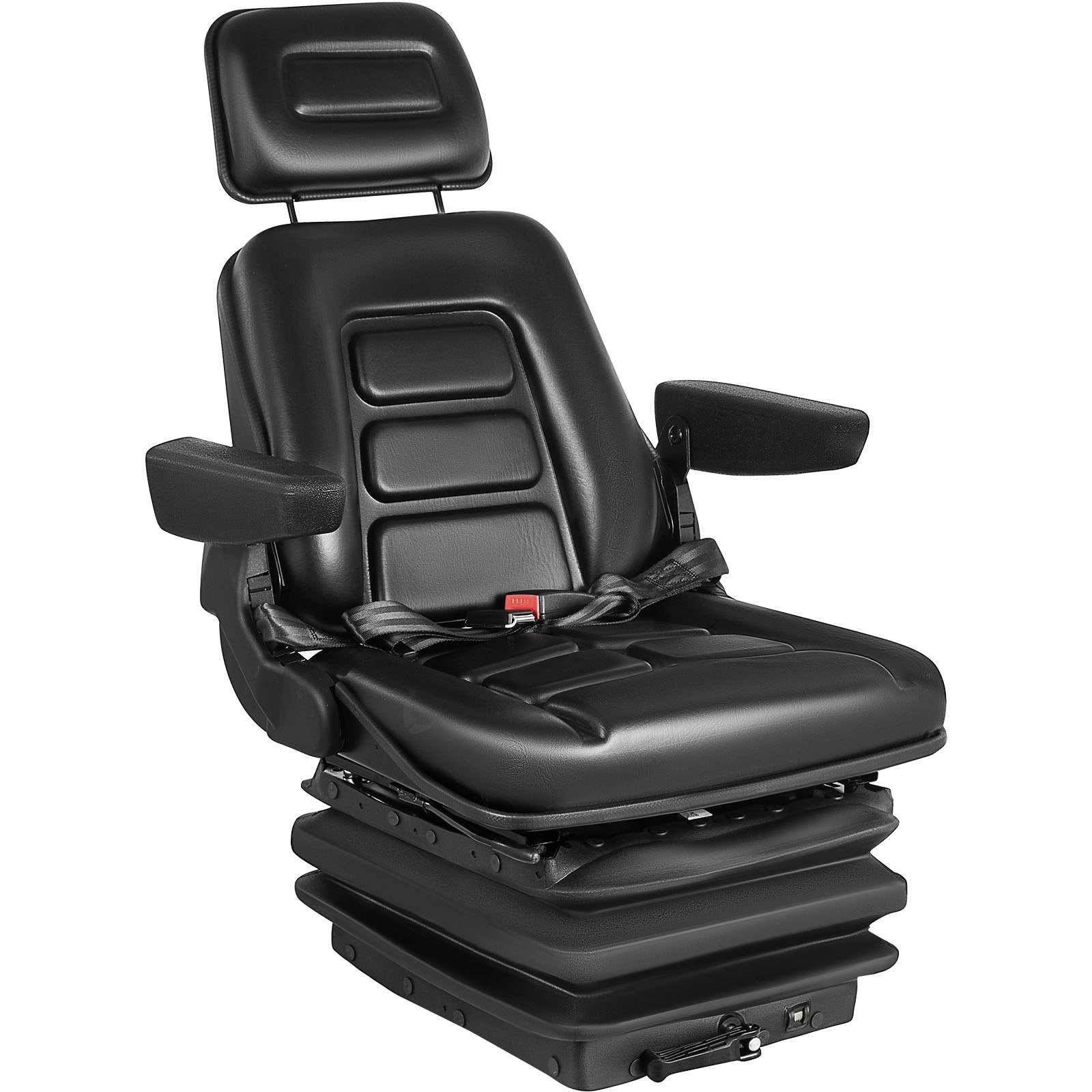 VEVOR Universal Tractor Suspension Seat, 35-170° Backrest Angle ...