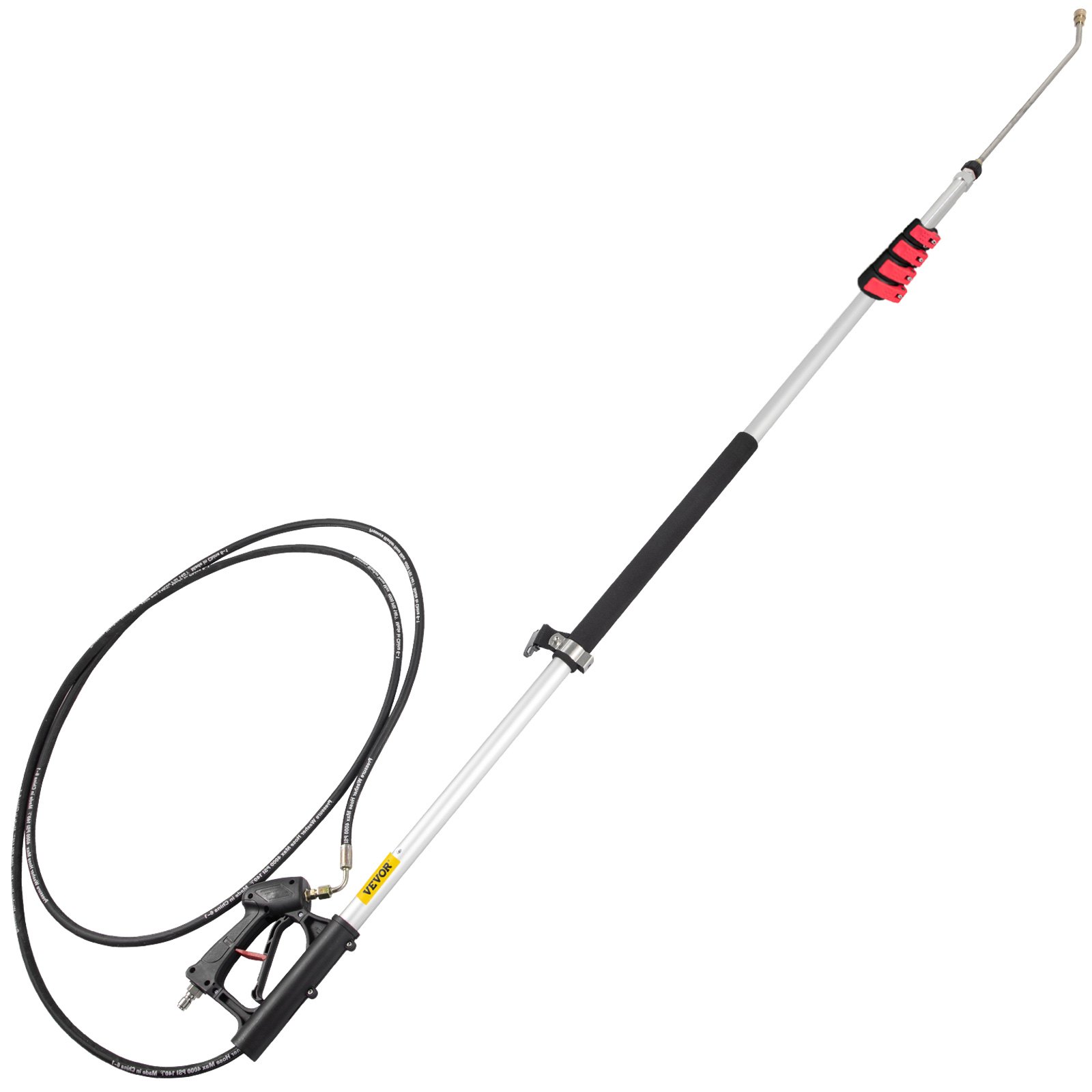 VEVOR Telescoping Pressure Washer Wand, 20 ft 5Section Length