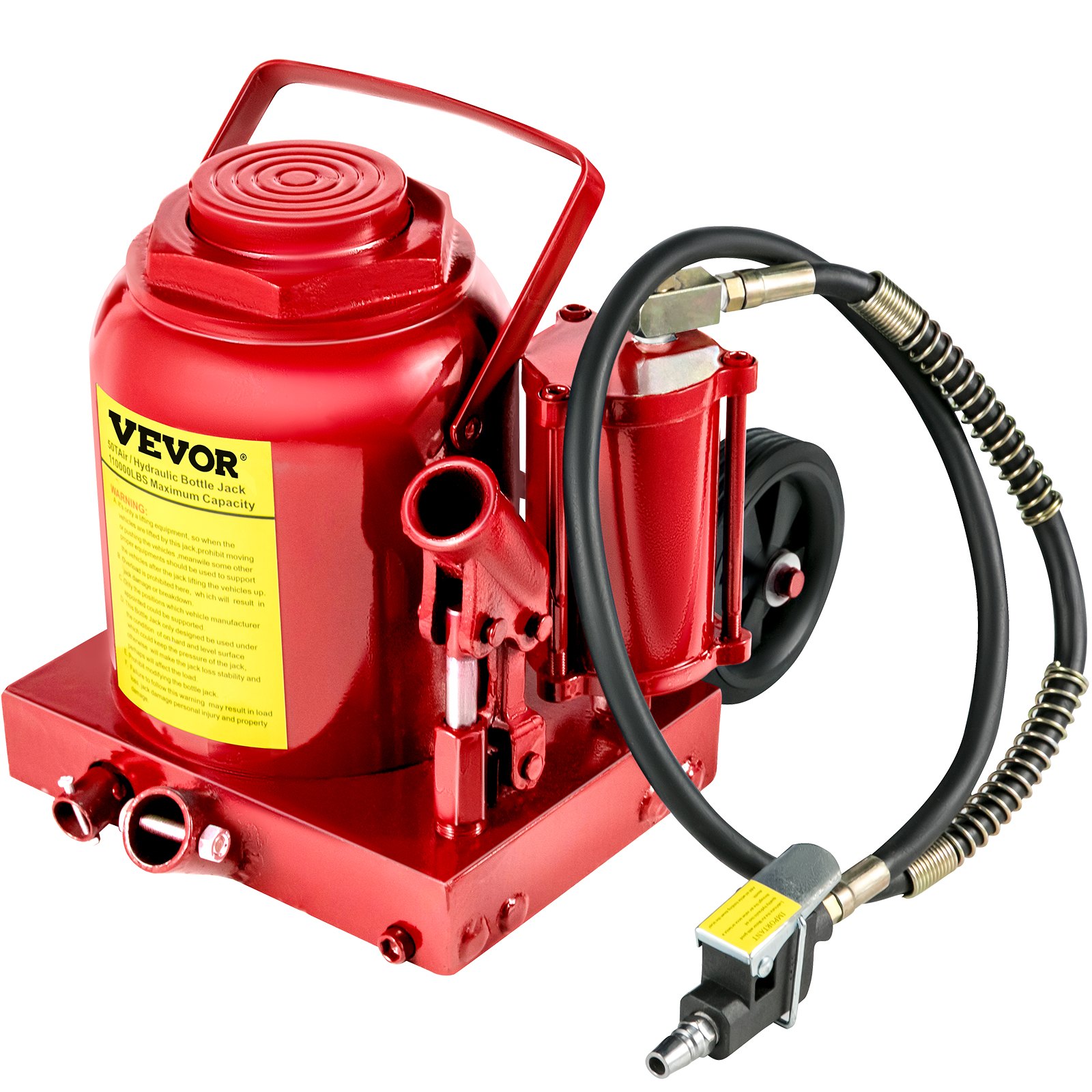 Air Hydraulic Bottle Jack 50 Ton Manual 110200lbs Heavy Duty Auto Truck ...