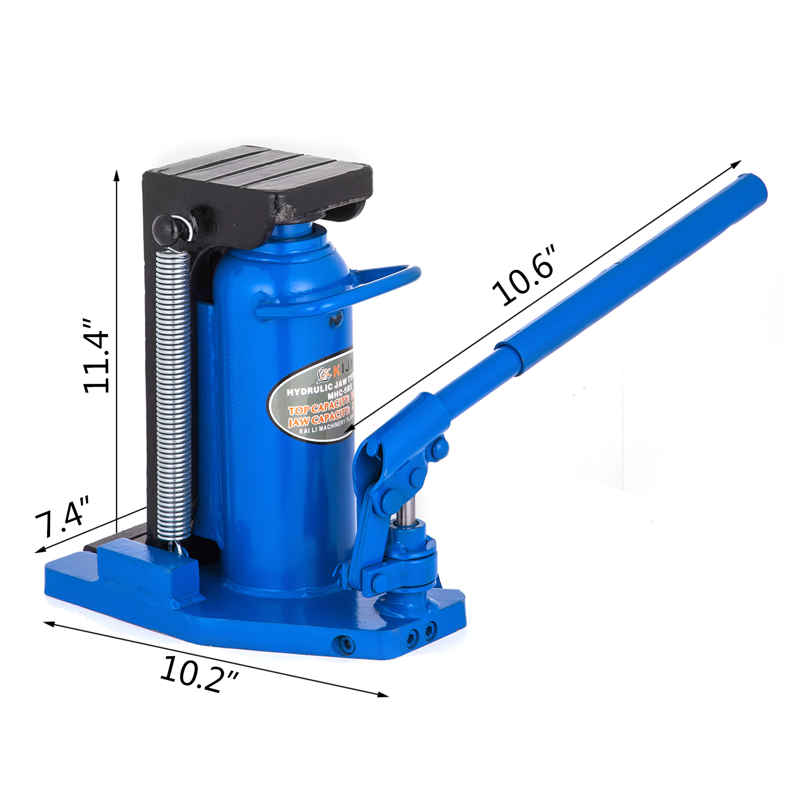 Hydraulic Machine Toe Jack Lift 5 / 10 TON Heavy Duty Auto Truck RV