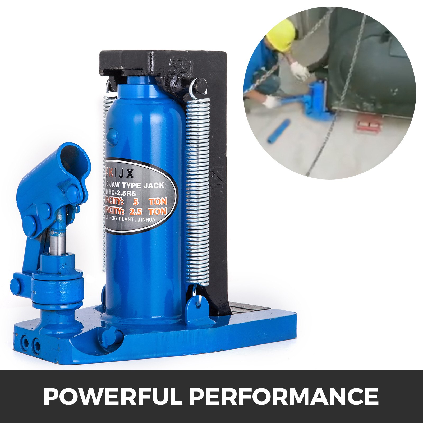 VEVOR Toe Jack Lift Hydraulic Machine Toe Jack Lift Air Hydraulic Toe Jack Proprietary Heat