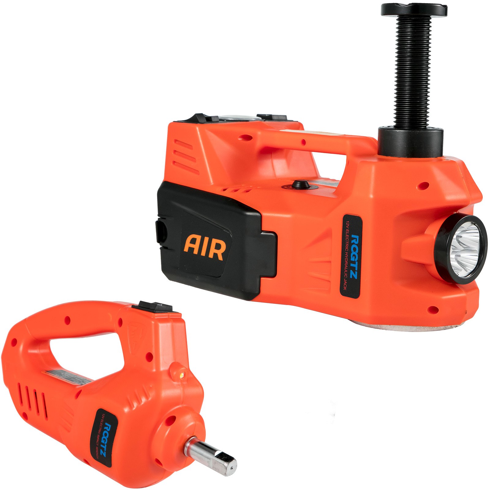 VEVOR Electric Jack 5T Electric Car Jack 12V DC 11023lb Scissor Jack with Electric Impact Wrench