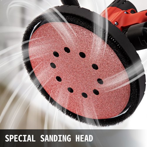 Drywall Sander 1200w 225mm Handheld 5 Variable Speed Sanding Pad W