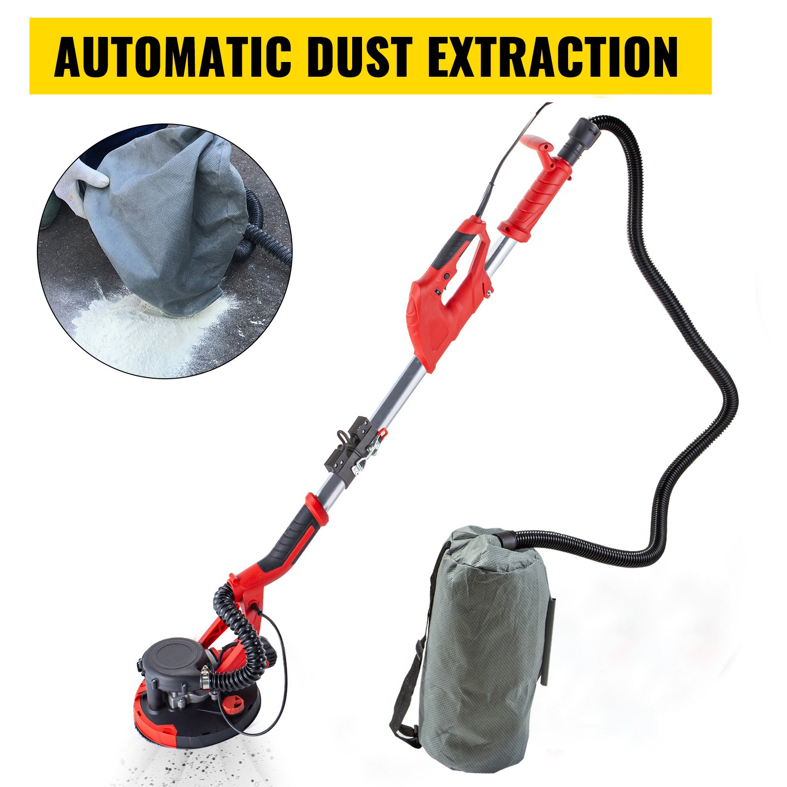 VEVOR Drywall Sander 850W Electric, Electric Sander Variable Speed 800