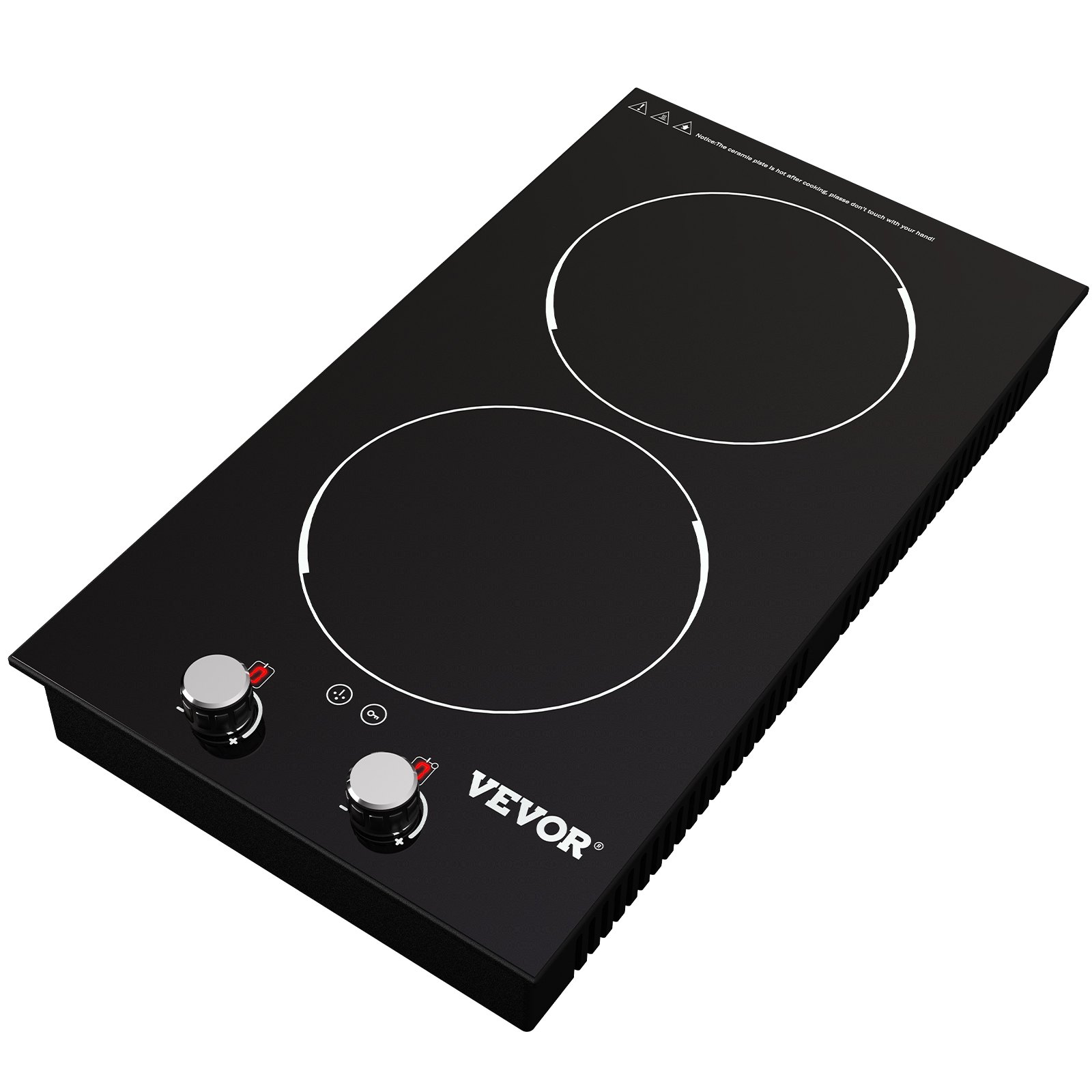 Vevor Built In Induction Cooktop 12 Inch 2 Burners 220v Ceramic Glass Electric Stove Top With 8766