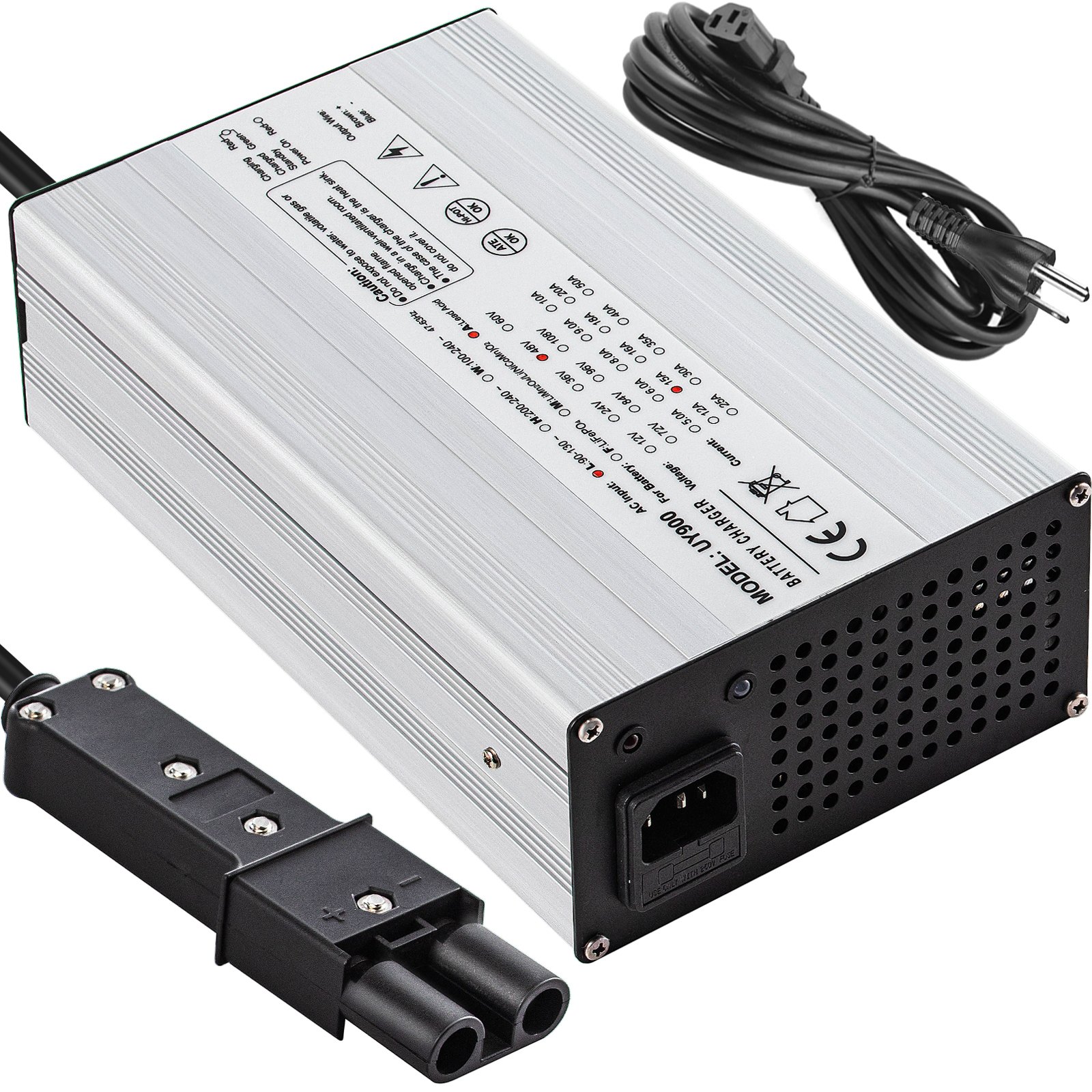 VEVOR Golf Cart Battery Charger Club Car Charger 36V 18A Splayed Plug
