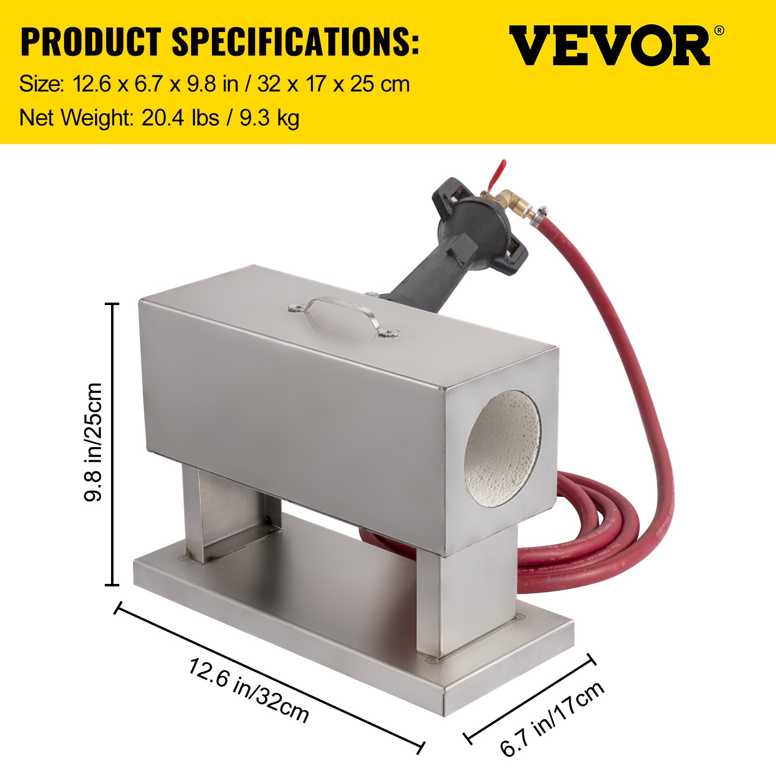 VEVOR Propane Knife Blacksmithing with Single Burner