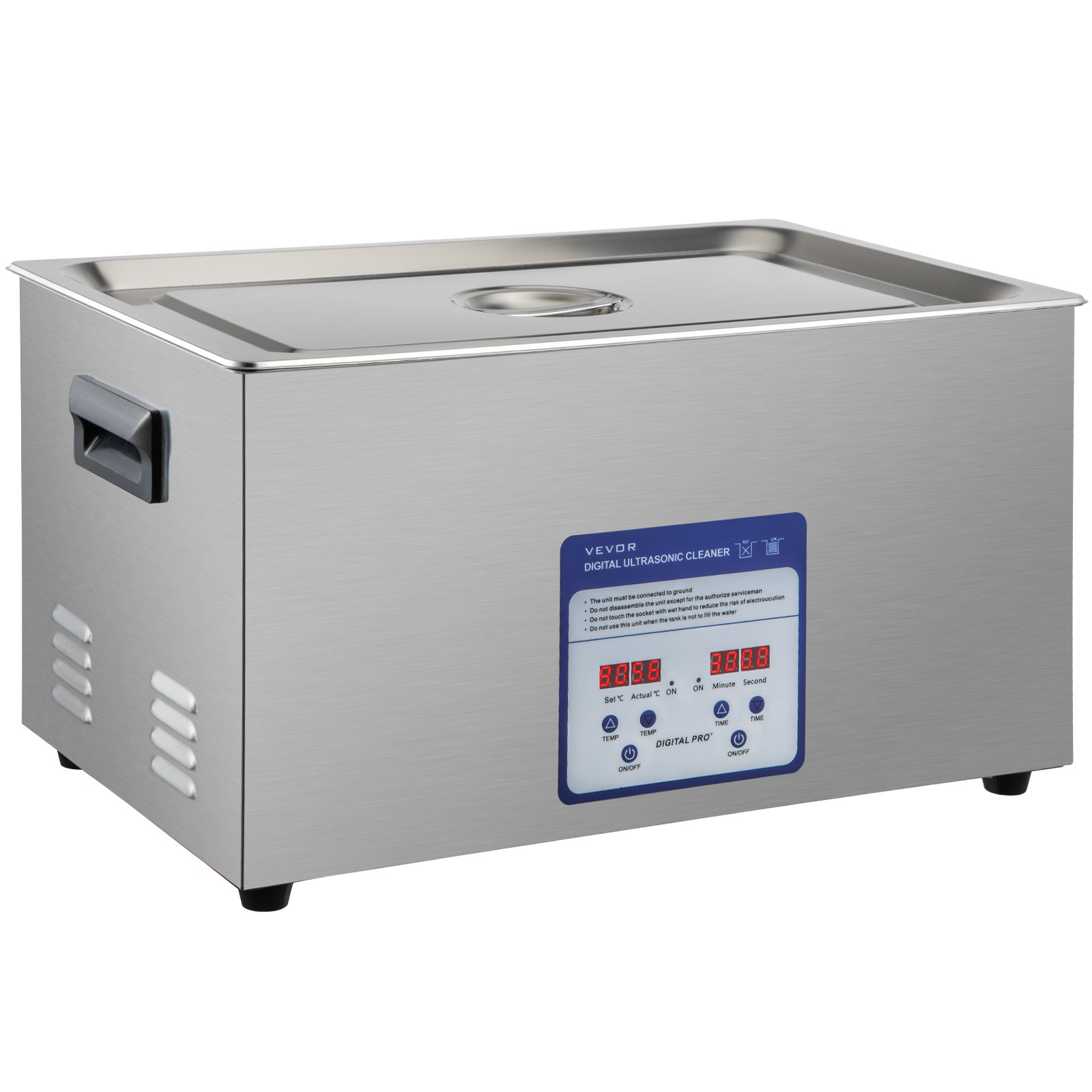 VEVOR VEVOR Digital Ultrasonic Cleaner 30L Jewelry Cleaning Machine w ...