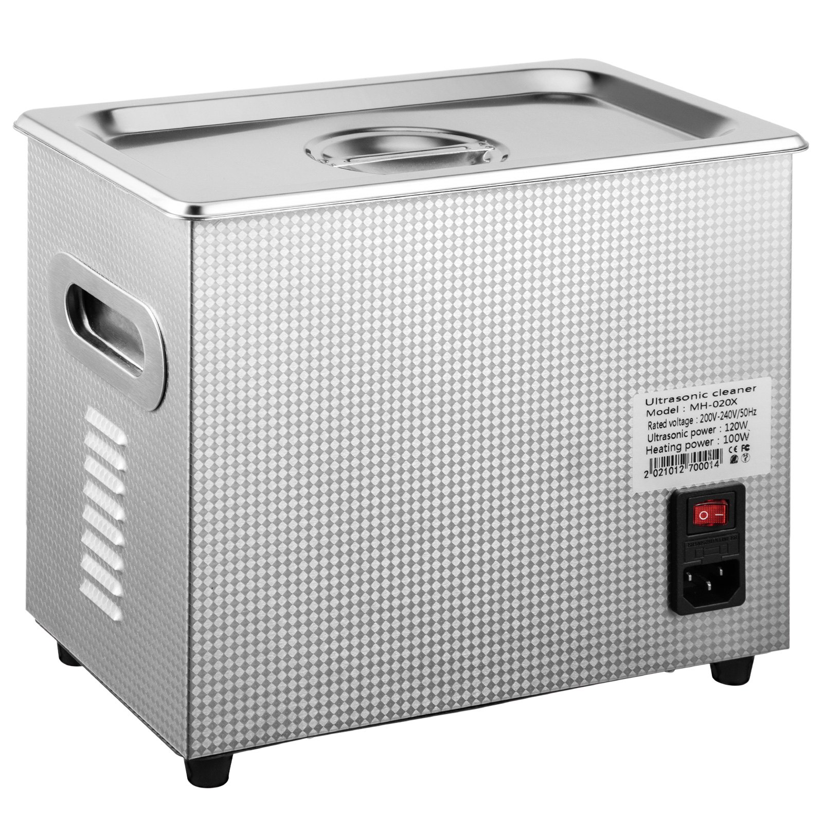 VEVOR VEVOR Digital Ultrasonic Cleaner 3L Ultrasonic Cleaning Machine 220V 50kHz Sonic Cleaner