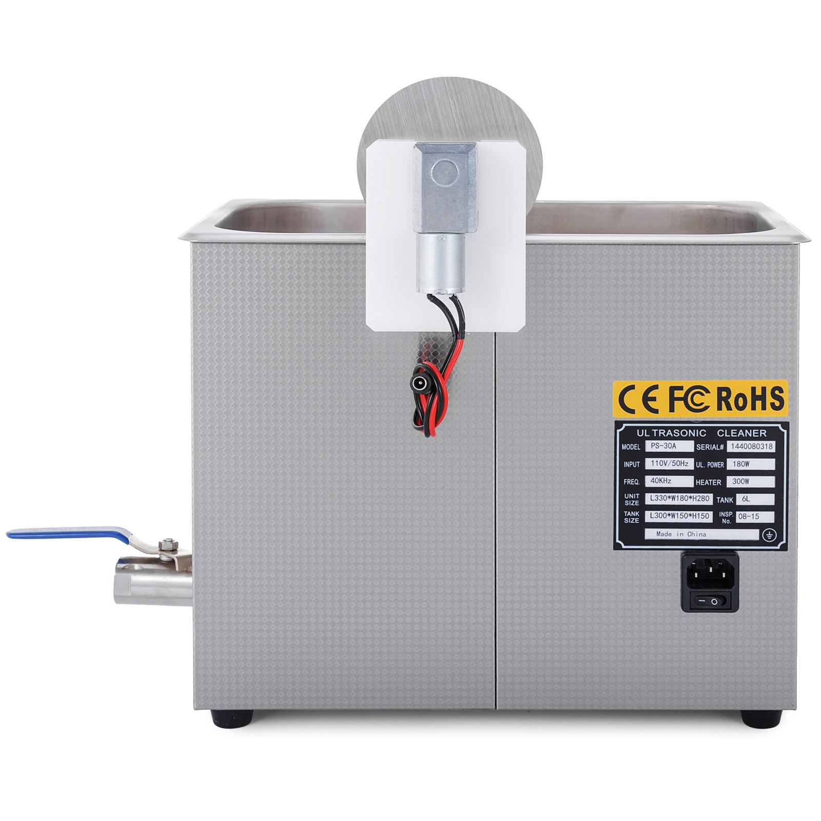 VEVOR Ultrasonic Vinyl Record Cleaner Ultrasonic Cleaner 6L Record