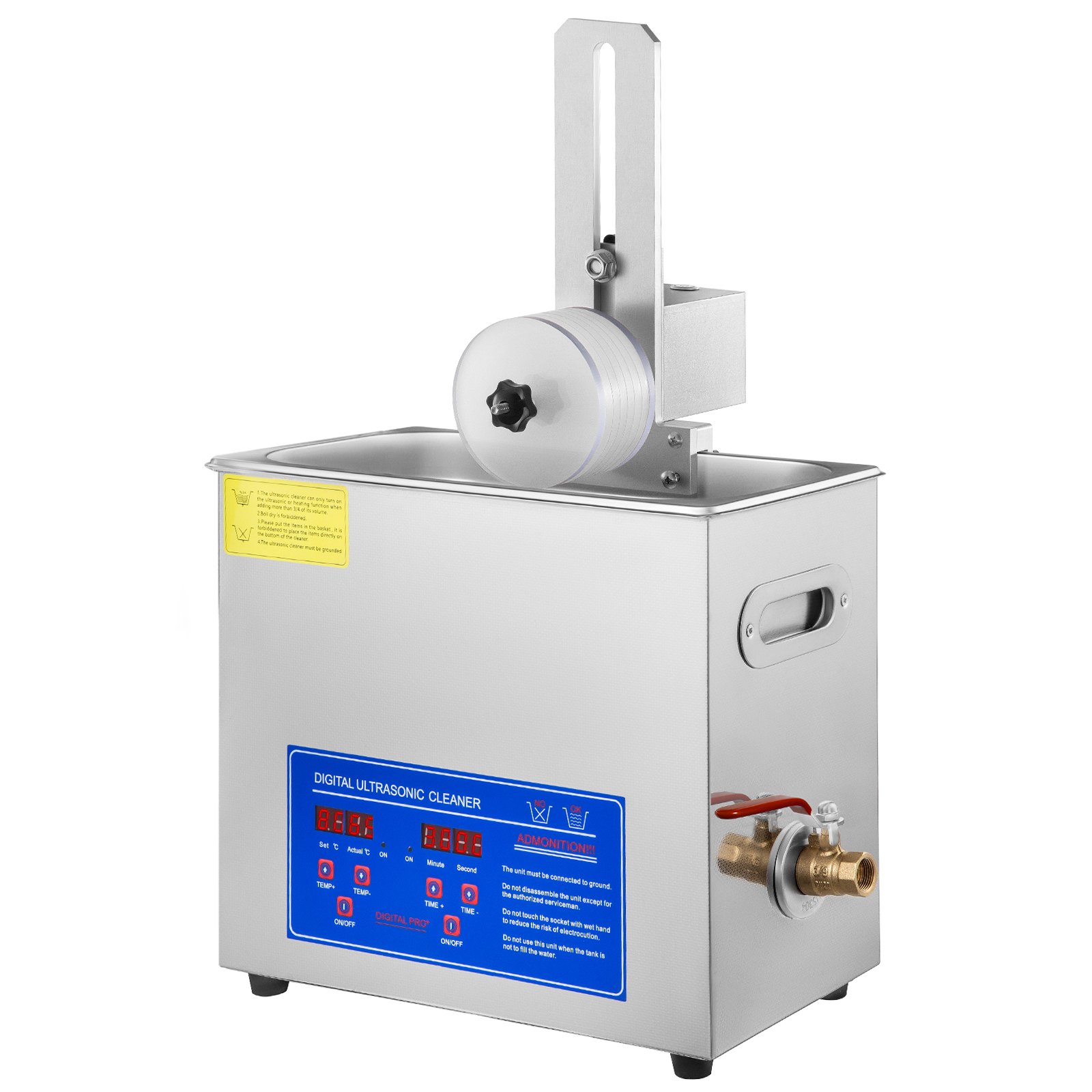 VEVOR Ultrasonic Cleaner 6L Ultrasonic Vinyl Cleaner 712 Inch 8