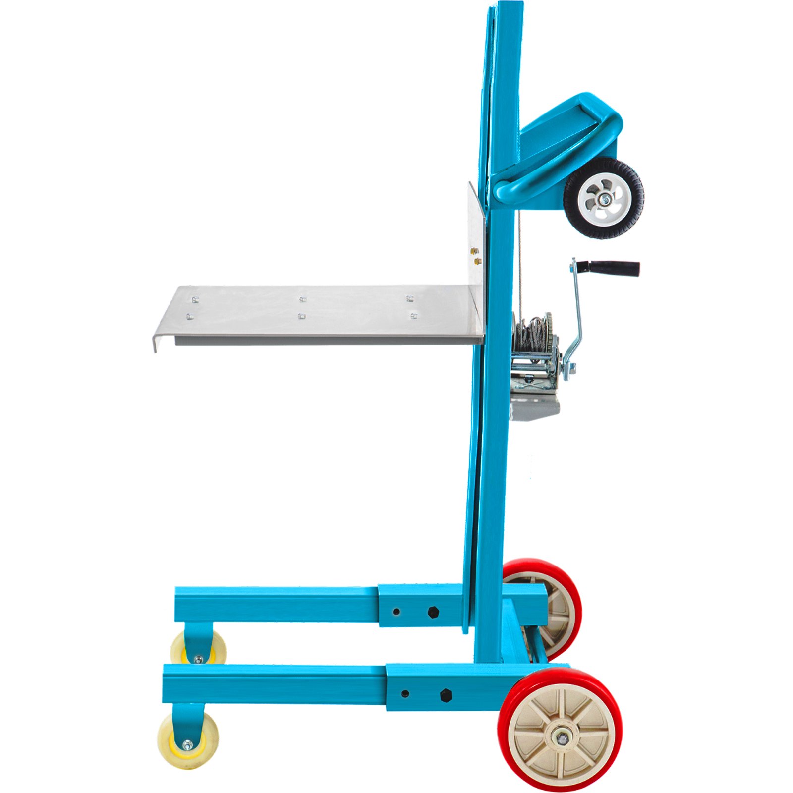 VEVOR Manual Winch Stacker, 4.7" 57" Height Range, 23.6" Length x 19.