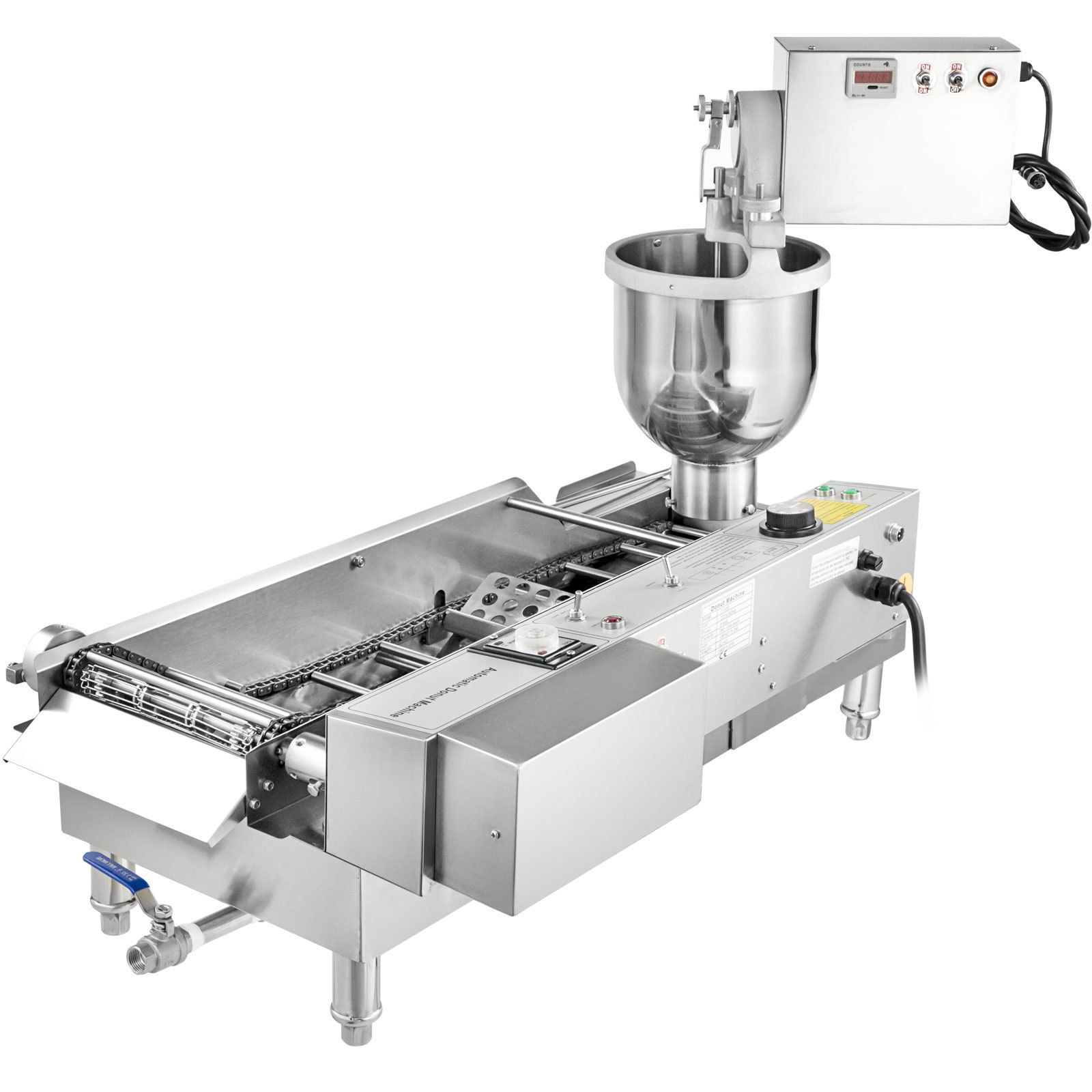 VEVOR Commercial Automatic Donut Making Machine 2 Rows Auto Doughnut