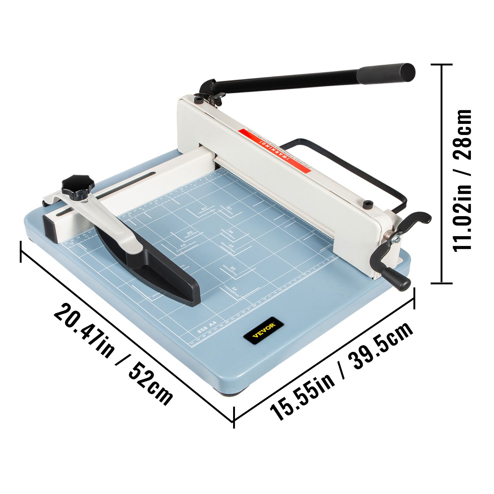 VEVOR Industrial Paper Cutter A4 Heavy Duty Paper Cutter 12 Inch Paper