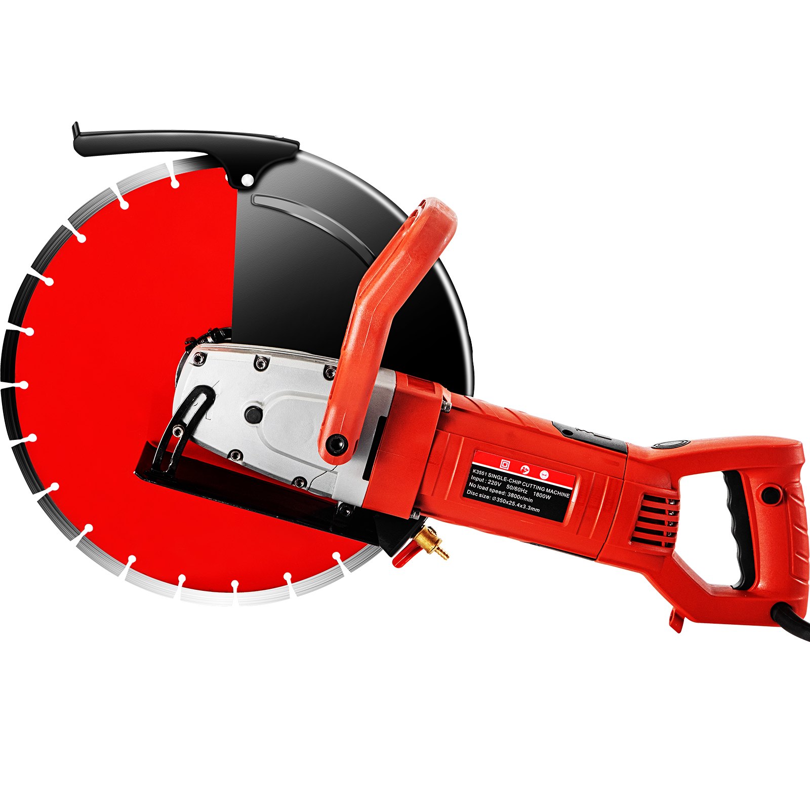 Vevor Electric Concrete Saw 14 Concrete Cutter 15 Amp Concrete Saw Electric Circular Saw