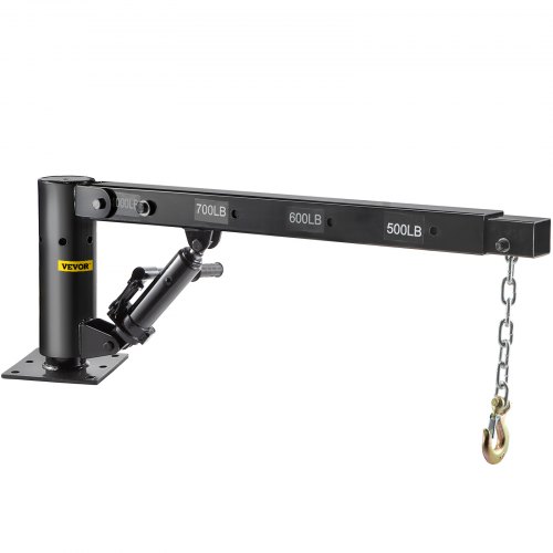 VEVOR VEVOR UTE Lift Crane Swivel Base Hoist Jack 454kg Truck Hoist ...