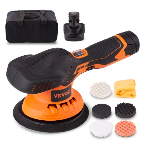 VEVOR Car Polisher Buffer Cordless Dual Action Polishing Machine 6