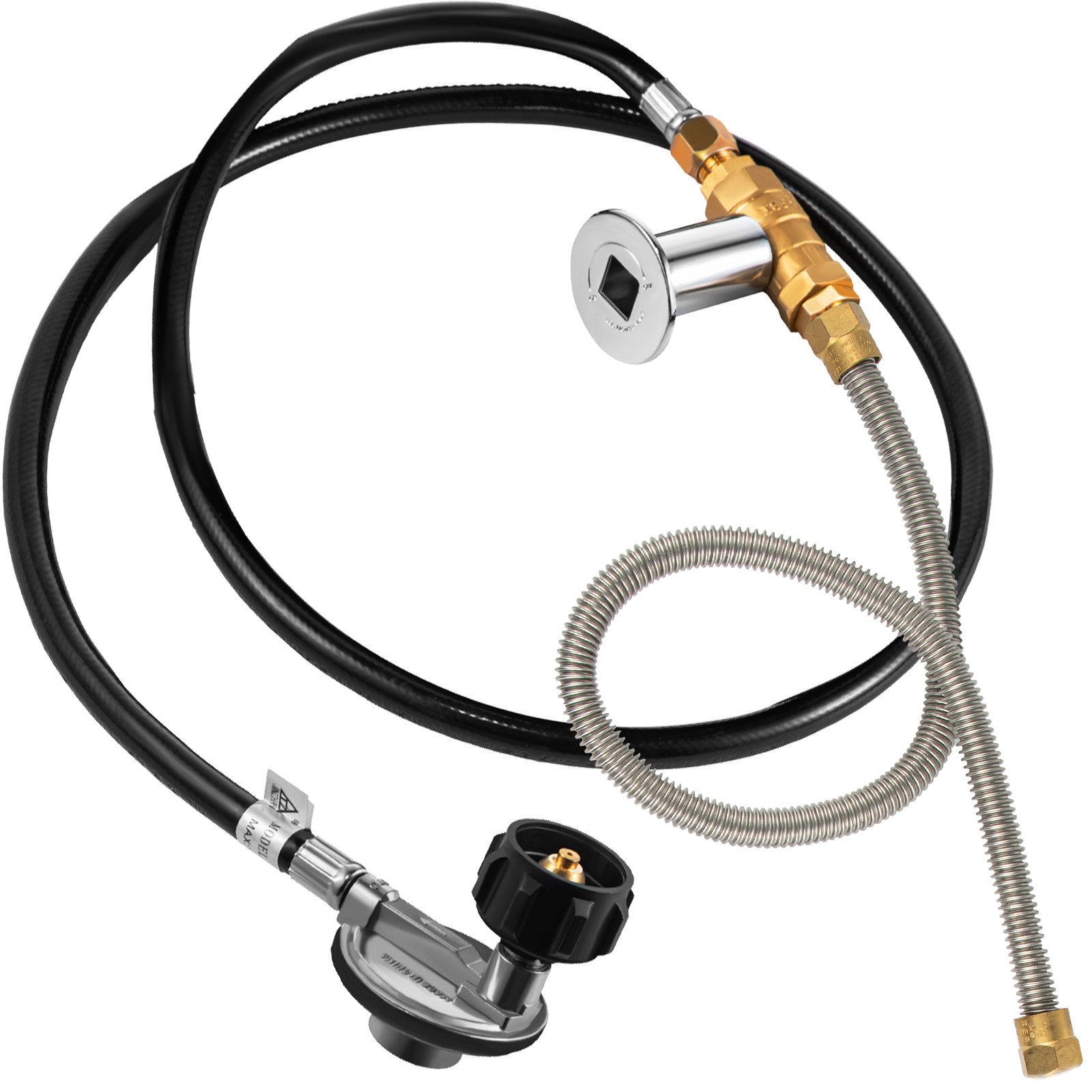 VEVOR Fire Pit Installation Kit, 90K BTU Max Propane Fire Pit Hose Kit