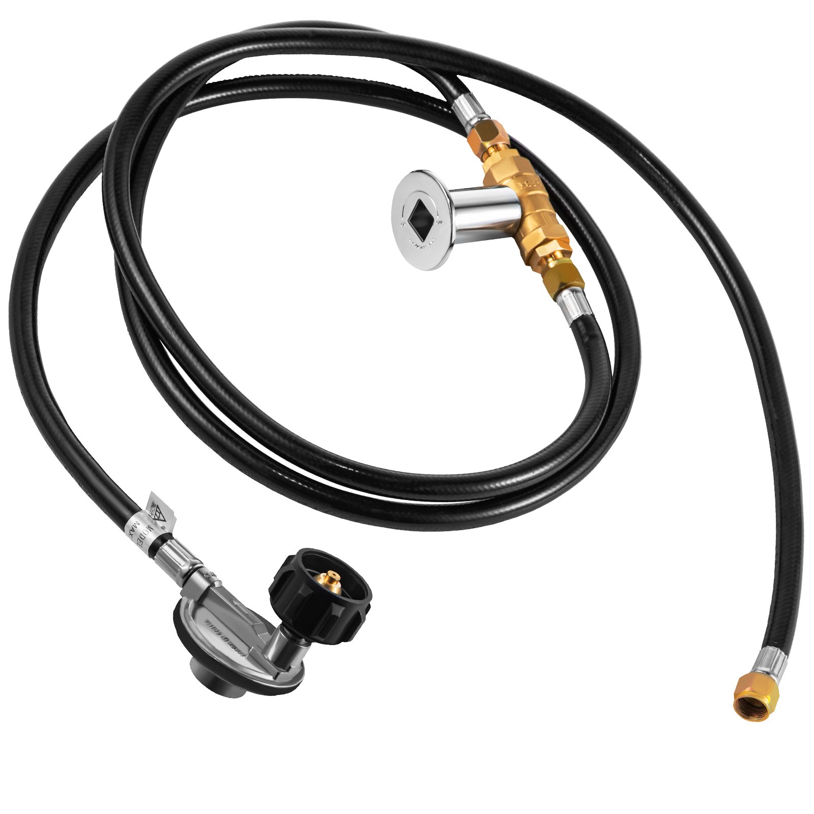 VEVOR Fire Pit Installation Kit, 90K BTU Max Propane Fire Pit Hose Kit