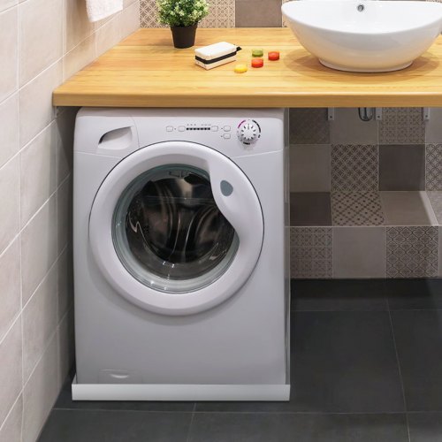 VEVOR 32 x 32 x 2.5 Inch Washing Machine Pan 18 GA Thickness 304