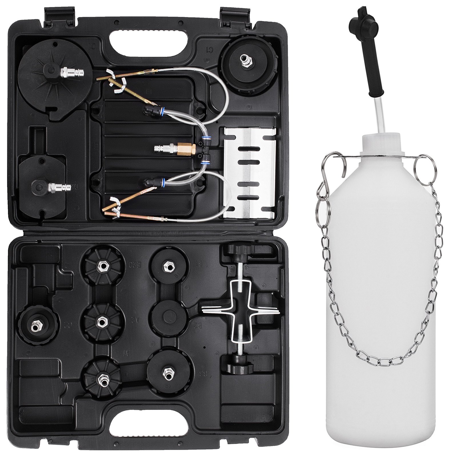 VEVOR Pneumatic Air Pressure Bleeder Tool Kit Brake Bleeding Garage