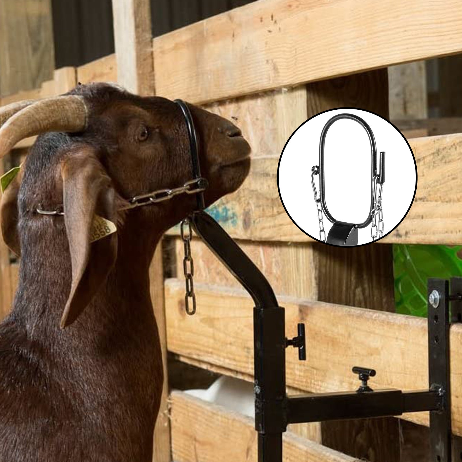 VEVOR Livestock Stand, 9.8" Height and Trimming Stand 5.9" Length