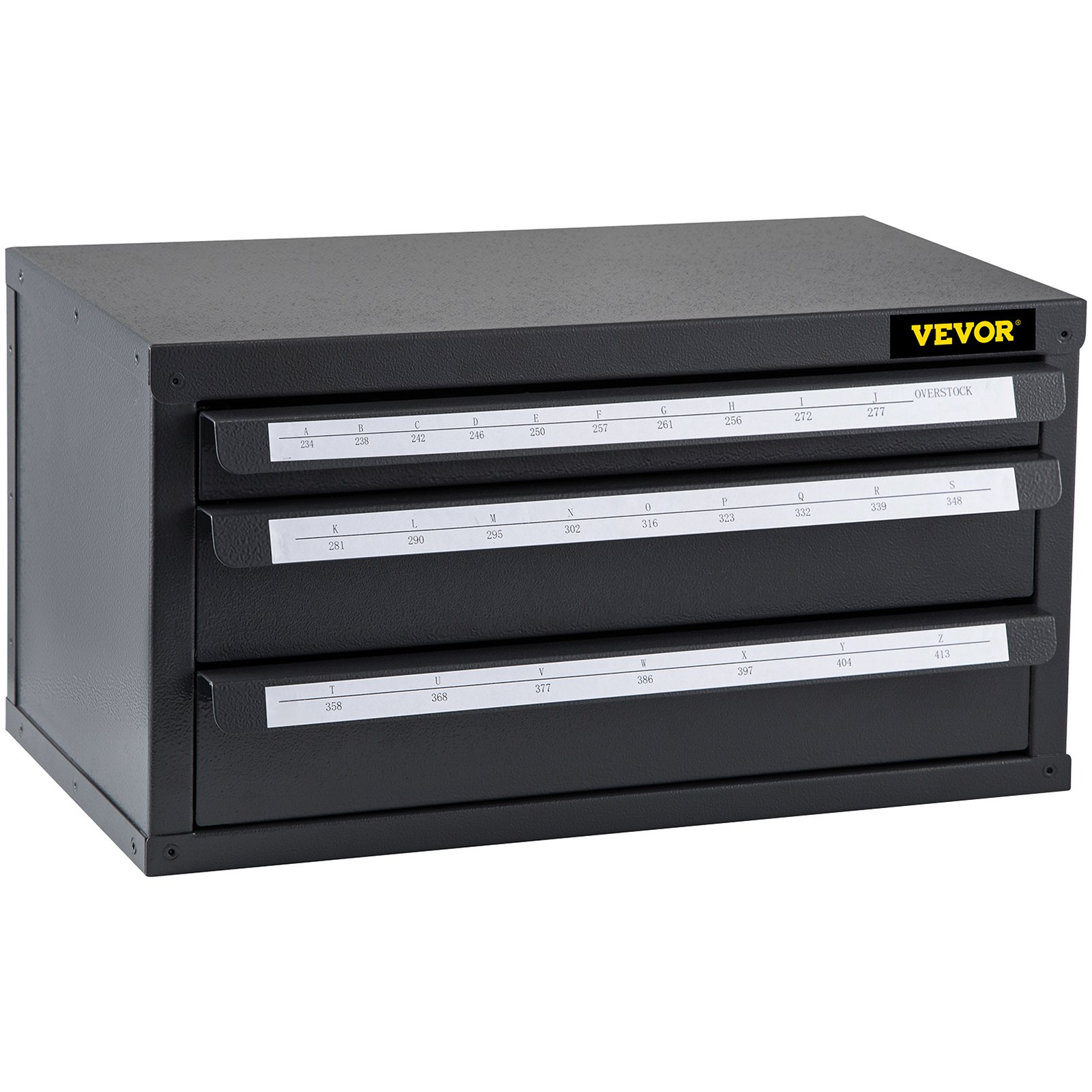 VEVOR Drill Bit Dispenser ThreeDrawer Drill Bit Dispenser, Drill Bit Organizer
