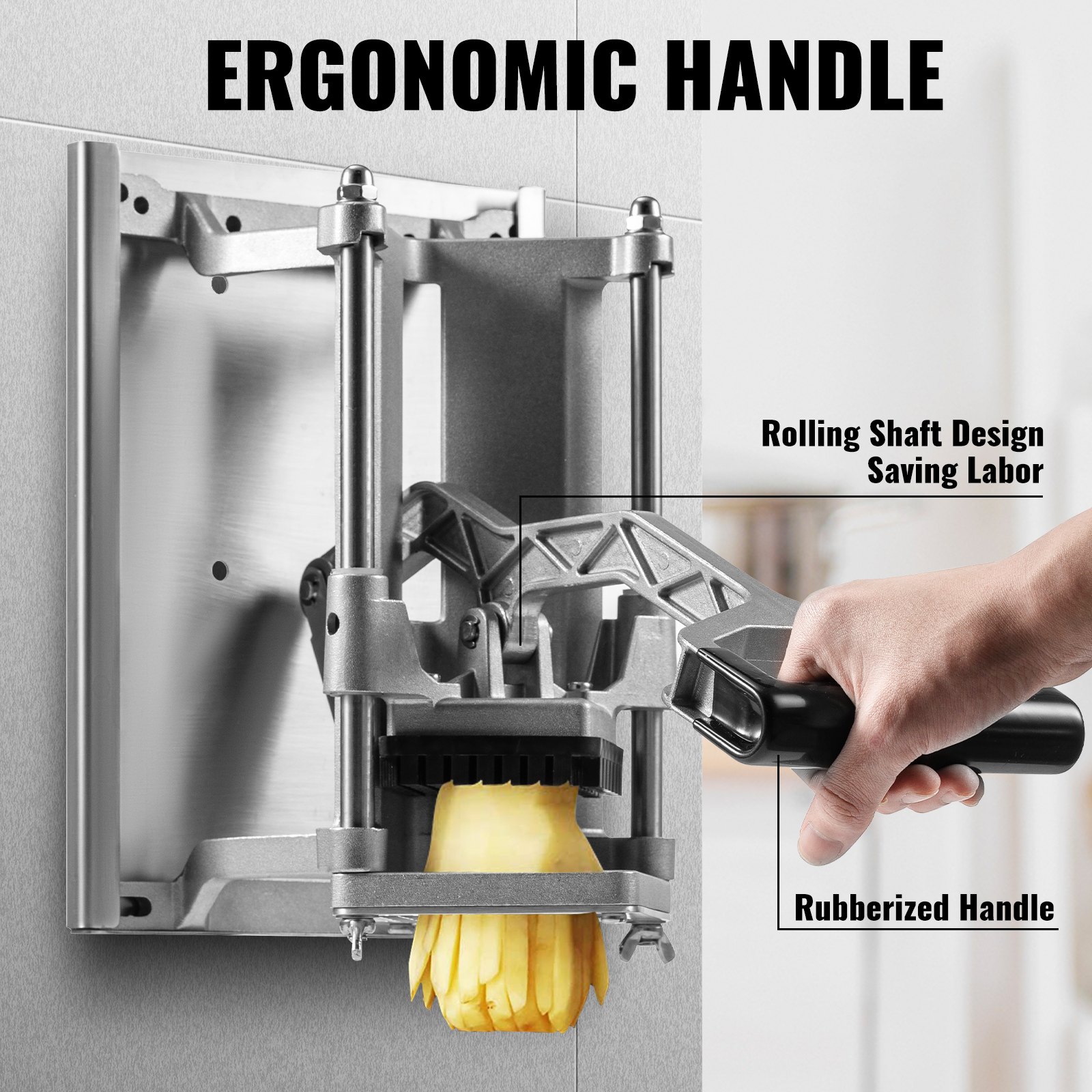 VEVOR Commercial French Fry Cutter 3/8 Inch Blade Potato Fry Cutter