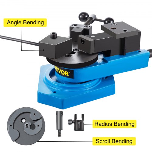 VEVOR SBG40 Metal Scroll Bender HighHardened Steel Scroll Bender