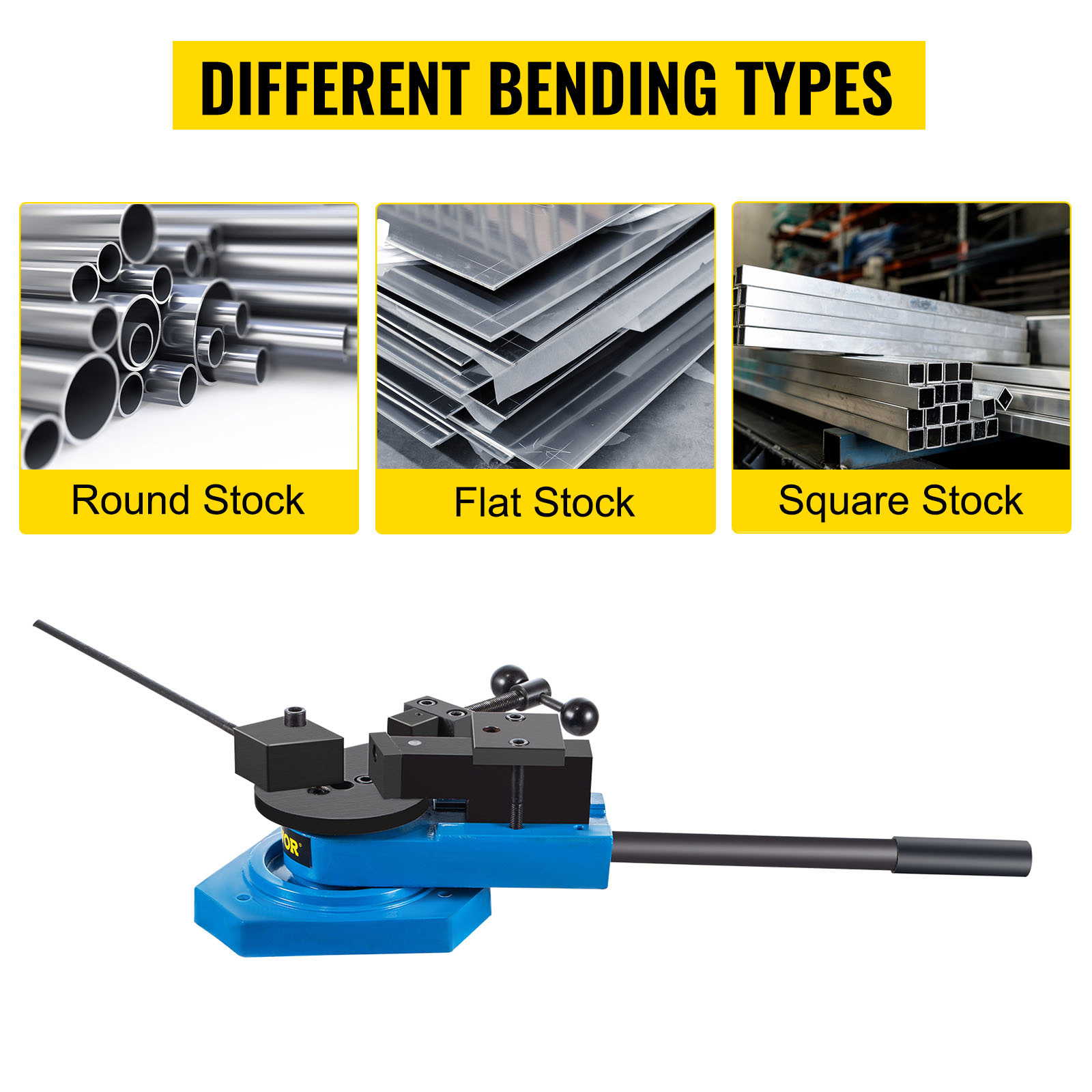 VEVOR SBG40 Metal Scroll Bender HighHardened Steel Scroll Bender