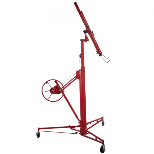 16 Ft Drywall Lift – 150LB Capacity, Adjustable Telescopic Arm, 360° Rotation & Wheels, Heavy Duty Panel Hoist For Ceiling & Walls