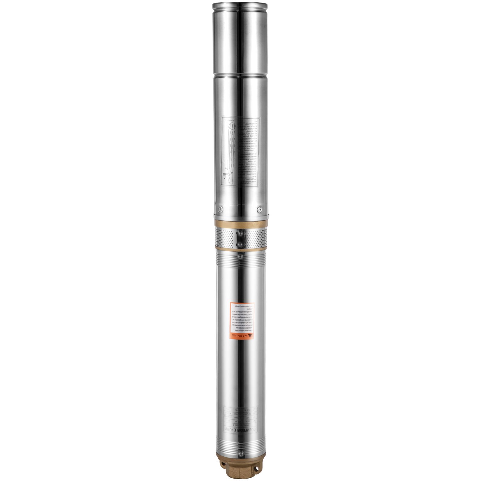 VEVOR Well Pump 1 HP Submersible Well Pump 33GPM Deep Well Pump 207ft