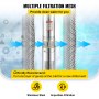 IMeshbean 2HP 4" Deep Well Submersible Pump – 220V 35 GPM – 400FT Max Head – 100ft Cord – Stainless Steel