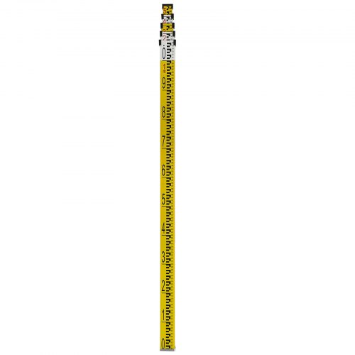 VEVOR 1.65M Aluminum Tripod+5M 5 Section Dumpy Laser Level Staff for ...