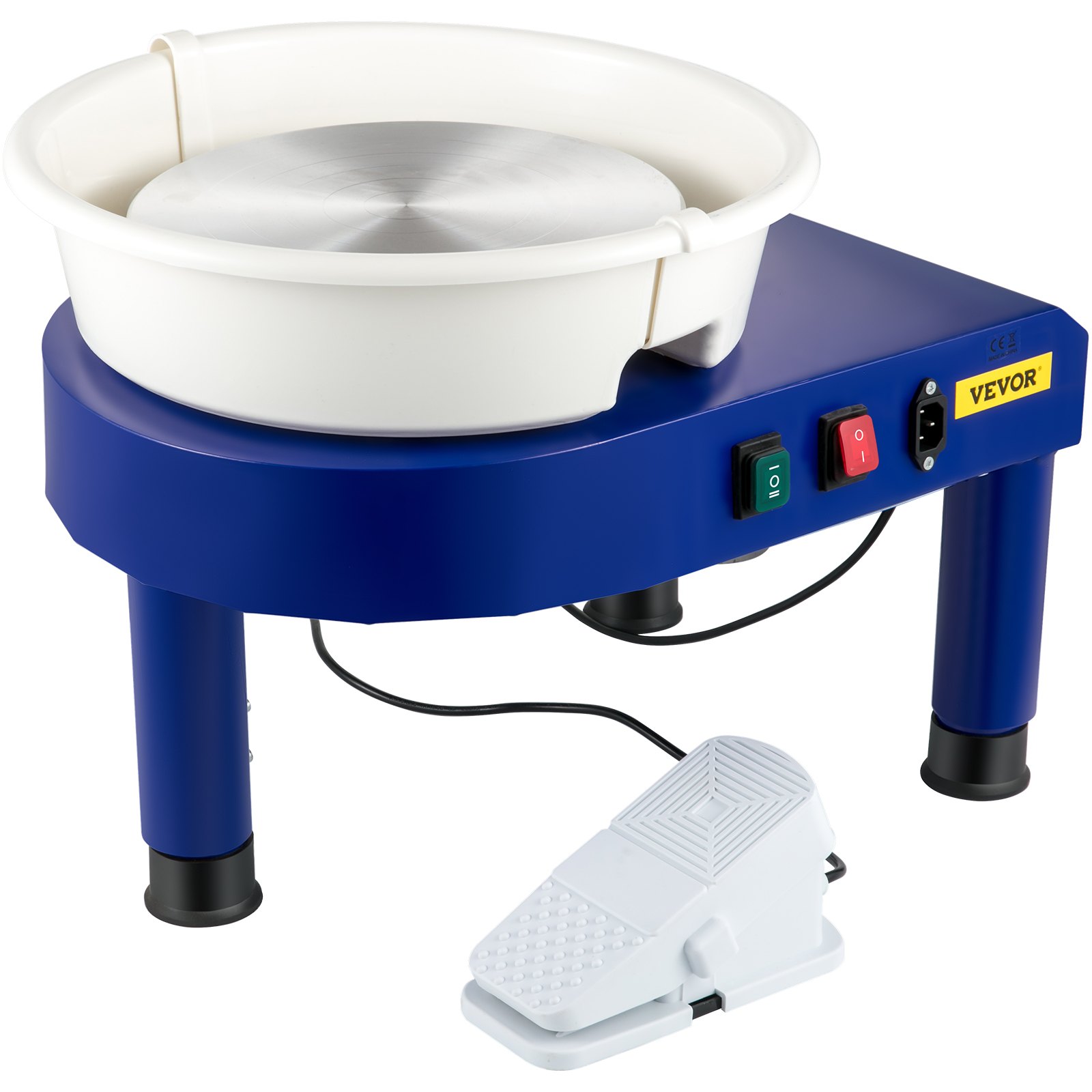 VEVOR Pottery Wheel, 14in Ceramic Wheel Forming Machine, 0300RPM Speed