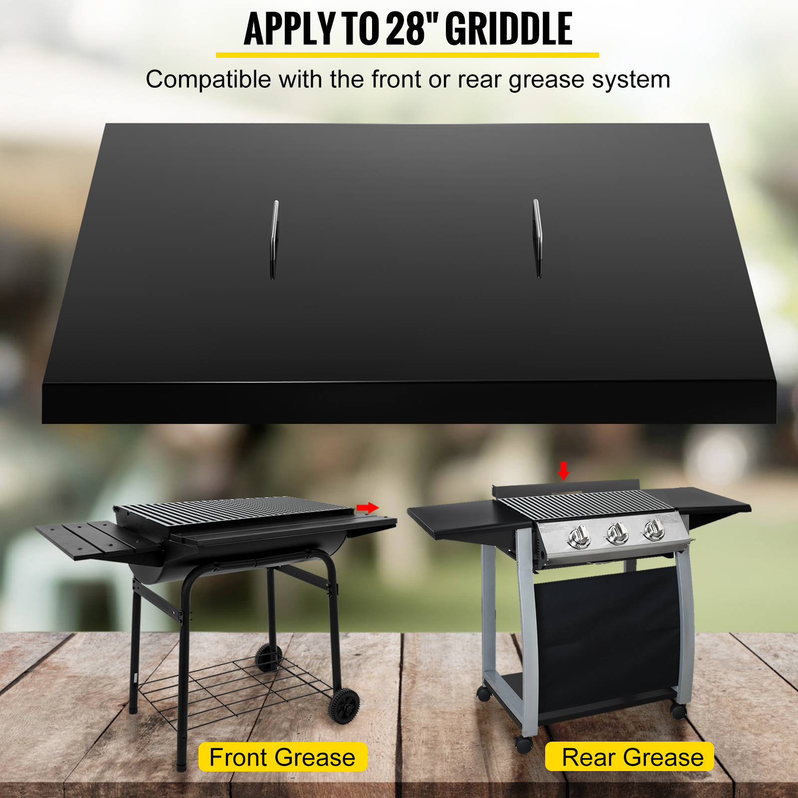 VEVOR Griddle Lid Cover, Work with 28" Blackstone Griddle, Powder